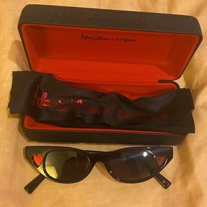 Adam Selman x le specs cat eye sunglasses